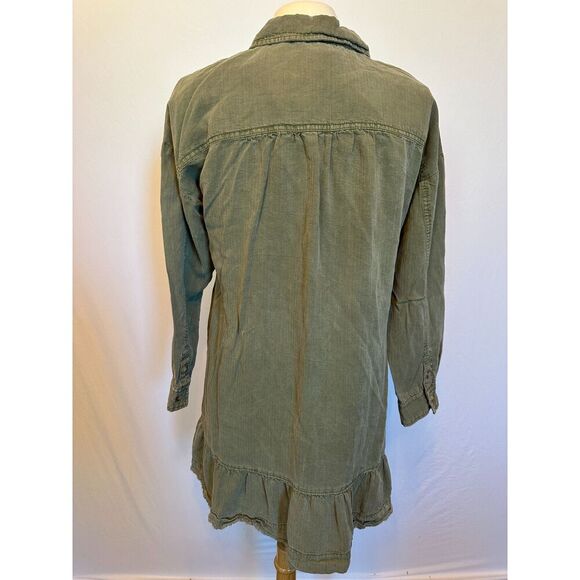 Anthropologie PILCRO Tiered Mini Shirtdress Size Small - Picture 4 of 5